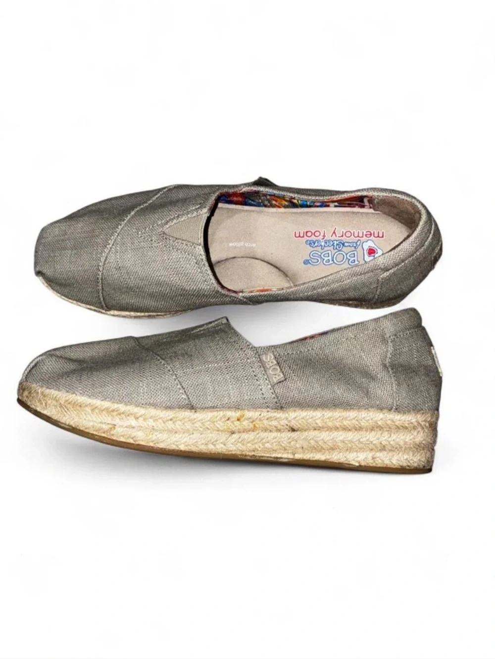 Skechers gray canvas